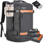 42L Carry On Travel Backpack With 4 Packing Cubes, Tsa Friendly | Flight Approved, Fits 17.3 Inch Laptop, Suitcase-Style Opening, Water-Resistant, Weekender Business Bag, Comfortable