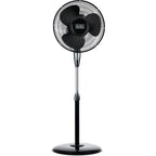 Black+Decker 16" Oscillating Pedestal Fan With Remote, Bfsr16B, Black | Oscillating Pedestal Fan With Remote, 90-Degree Oscillation, 3 Speed Settings, Adjustable Height, Timer, 30-Degree Tilt