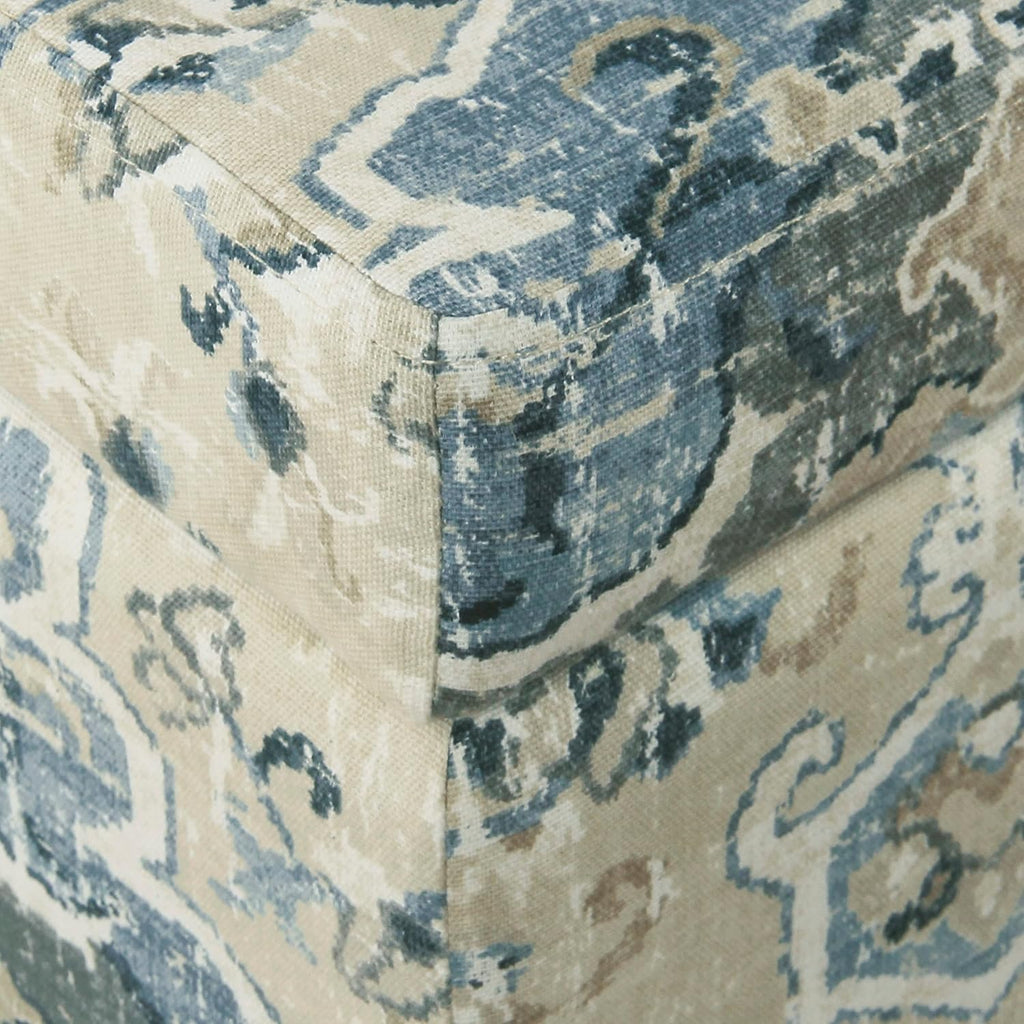 Homepop 36" Decorative Storage Bench - Antiqued Blue