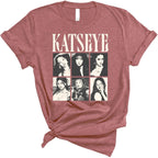 Katseye Vintage Style Photo Collage T Shirt Retro Pop Culture Casual Streetwear Tee