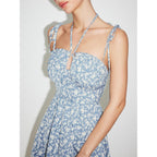 Cider Floral Dress For Women Summer Mini Sundresses Spaghetti Strap Cute Vacation Dresses Boho Casual Outfits
