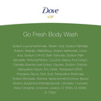 Dove Go Fresh Refreshing Body Wash Revitalizes And Refreshes Skin Cucumber And Green Tea Effectively Washes Away Bacteria While Nourishing Your Skin 12 Oz