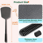 Fly Swatter, Indoor & Outdoor, Flexible Thick Handle, Large Durable Swat Head – Pack Of 4