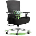 Big And Tall Office Chair 700Lbs With Ergonomic W Wide Thick Seat Cushion, Oversized Mesh Desk Chair With Adjustable Lumbar Support, Computer Chair With Upgraded 4D Armrests