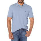 Nautica Men'S Classic Fit Short Sleeve Dual Tipped Collar Polo Shirt