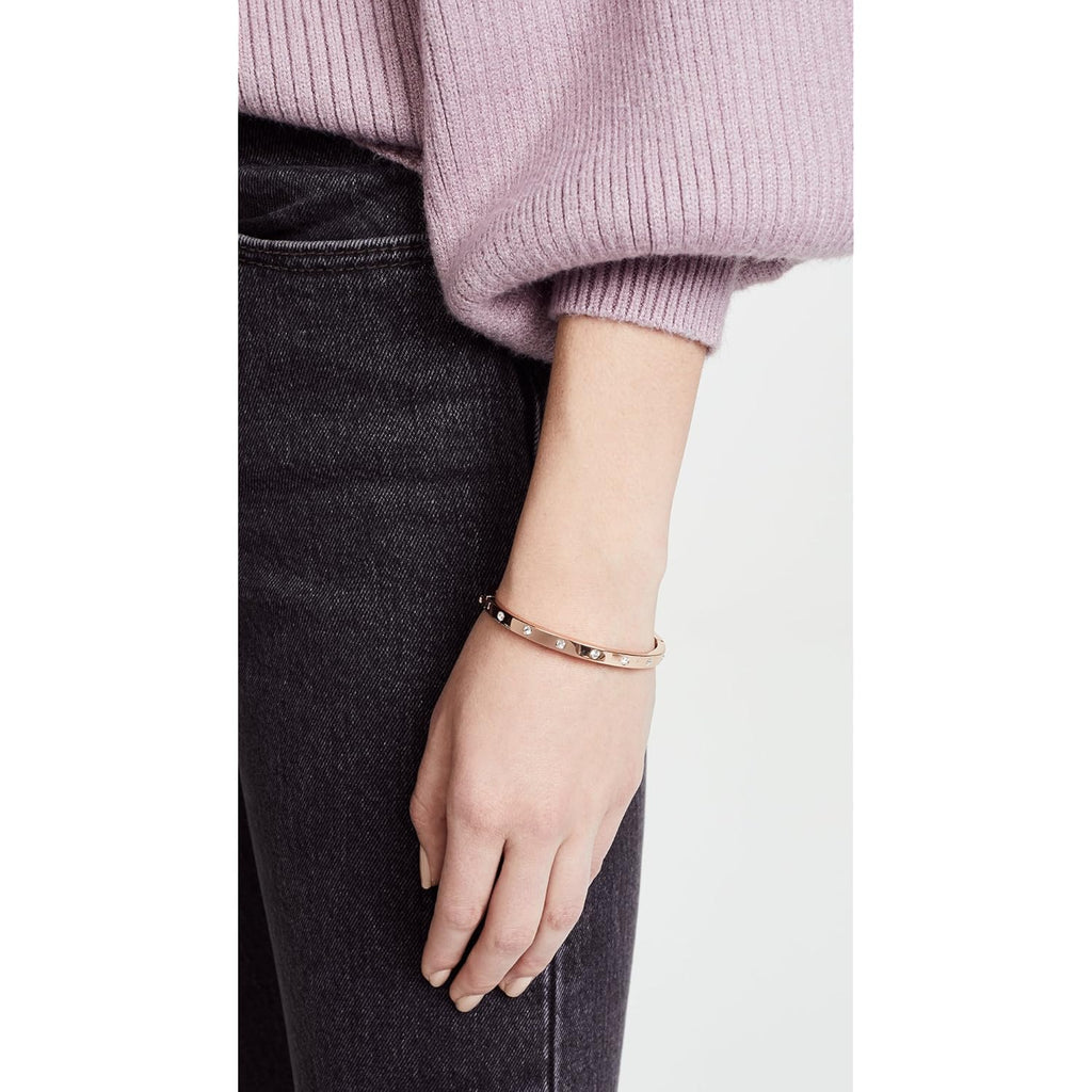 kate spade new york Set in Stone Metal Hinged Bangle