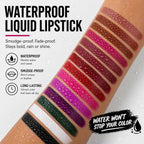 Black Matte Liquid Lipstick - Pure Black, Up to 16H Wear, Smudge Proof Transfer-Proof & Waterproof, High Pigment Lip Color for Goth, Cosplay, Halloween, 0.17 Fl Oz (Mystical Moment)