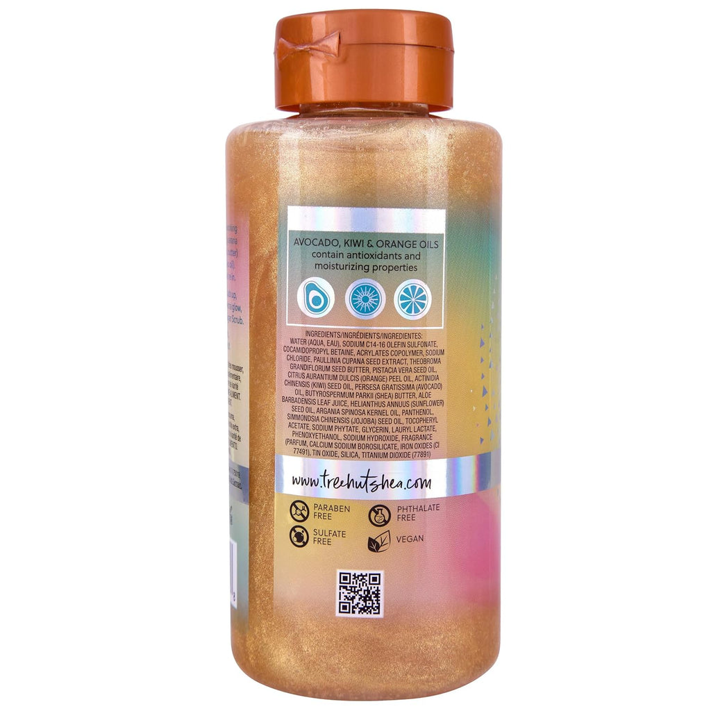 Tree Hut Tropic Glow Body Wash, Hydrating & Moisturizing Shower Gel With Shea Butter & Essential Oils, Soft Smooth Glowing Skin, Gentle Cleanser For All Skin Types, Self Care Gifts For Women, 18 Fl Oz