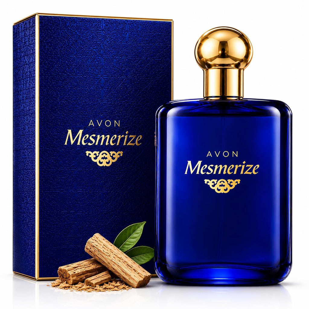 Avon Mesmerize Cologne Spray — Long-Lasting Cologne For Men With Sandalwood & Warm Amber — Classic Signature Mens Cologne, Perfume For Men, Everyday Wear & Gifting, 3.4 Fl Oz Travel Size