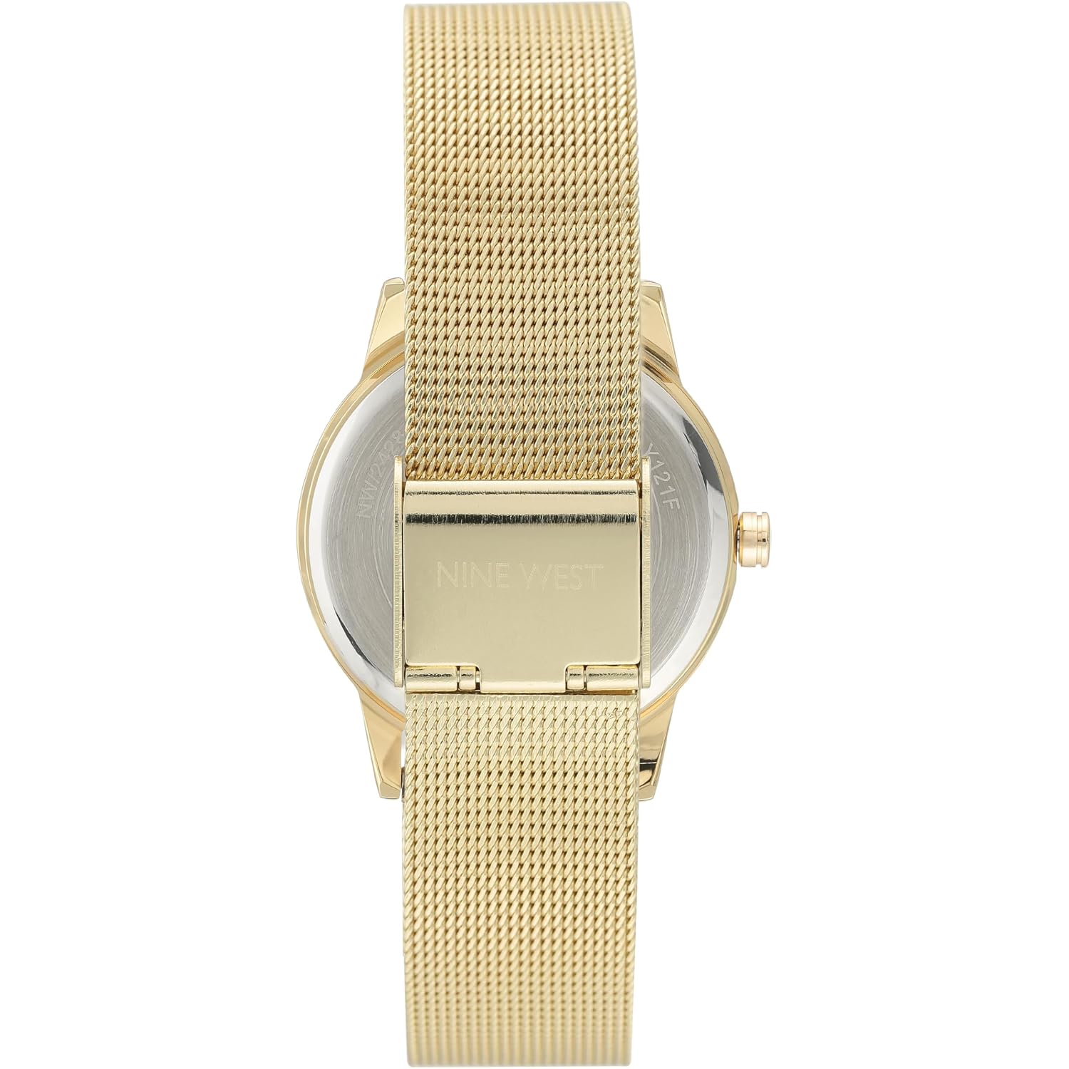 Nine West Women'S Floral Dial Mesh Bracelet Watch