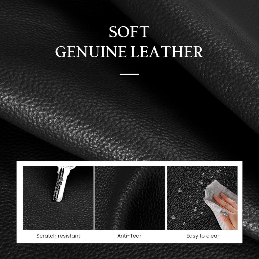 befen Genuine Leather Tote Bag for Women Work, Womens Laptop Purse Bags Shoulder Satchel Handbags with 15.6" Compartment