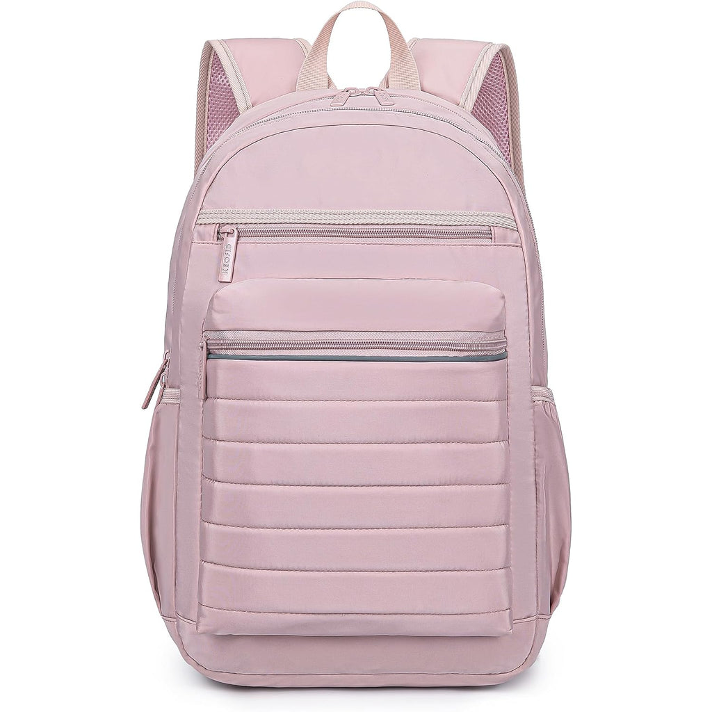 Travel Backpack For Women, Womens Work Backpacks, Backpack Purse, Back Pack For College Girls, Carry-On Travel Backpacks,Pink Bookbag (Light Pink)