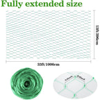Bird Netting For Garden 13X33Ft - Sukh Garden Netting Mesh For Garden Protection Bird Fence Plant Netting Chicken Coop Deer Squirrels Poultry Protect Fruit Trees Vegetable