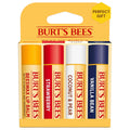 Burt'S Bees Lip Balm, Beeswax, Strawberry, Coconut And Pear, And Vanilla Bean Pack, With Responsibly Sourced Beeswax, Tint-Free, Natural Lip Treatment, 0.15 Oz., Four Tubes