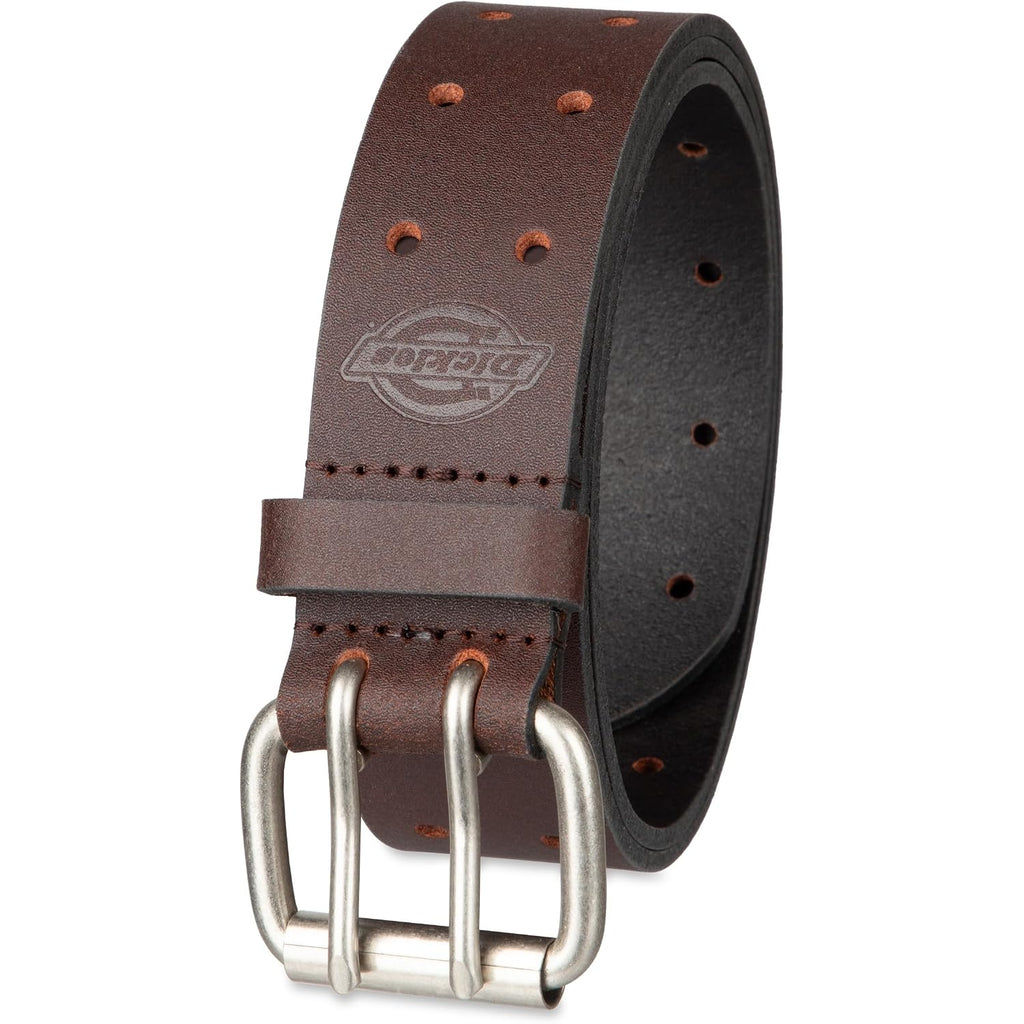 Dickies Men'S Double Prong Leather Work Belt – Fully Adjustable, Regular & Big And Tall Sizes