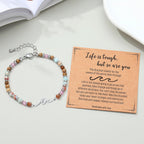 AryaHozel Wave Bracelets for Women, Graduation Gift for Her, Mothers Day Gifts for Mom, Daughter, Best Friend, Sister | 13th 21st 30th 40th 50th 60th 70th Birthday Gifts for Women