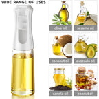 Oil Sprayer For Cooking- 200Ml Glass Olive Oil Sprayer Mister, Olive Oil Spray Bottle, Kitchen Gadgets Accessories For Air Fryer, Canola Oil Spritzer, Widely Used For Salad Making, Baking, Frying,Bbq4