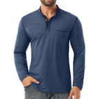 Sailwind Men'S Henley Shirts Long Sleeve Button T-Shirt Casual Stylish Cotton Pullover Shirt With Pocket