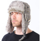 Unisex Winter Trapper Hat Cold Proof Keep Warm Hat with Ear Flaps for Hunting Skiing Trooper Outdoor Activities