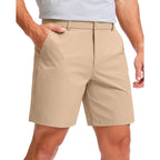 Men'S Golf Shorts 7"/ 9"/ 11" Inseam With 5 Pockets Lightweight Stretch Quick Dry Casual Dress Hybrid Short For Men
