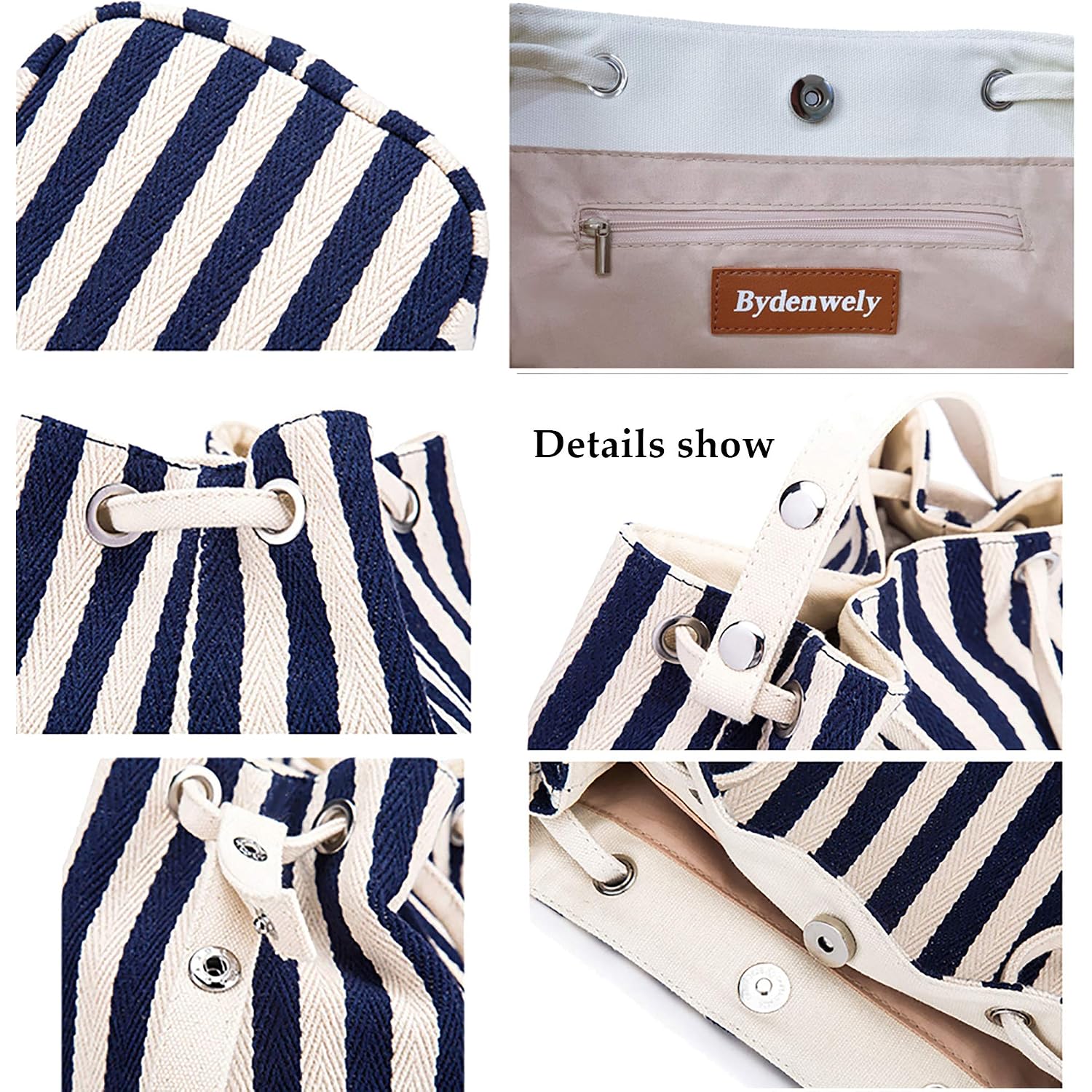 Women'S Canvas Tote Bags Small Medium Shoulder Bag Daily Working Handbag For Holiday Travel Pool