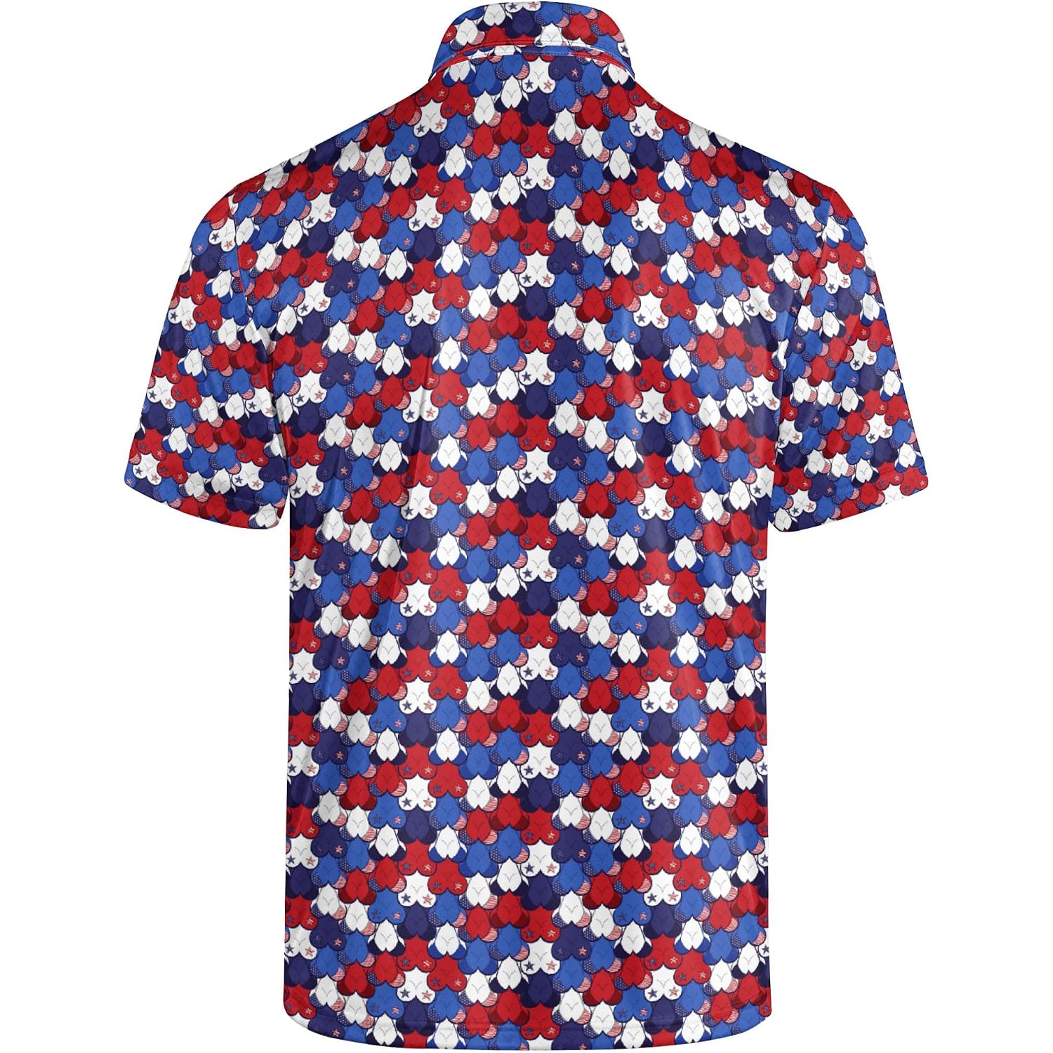 Golf Polos For Men Funny Moisture Wicking Golf Shirts Performance Quick-Dry Polo Shirts Short Sleeve