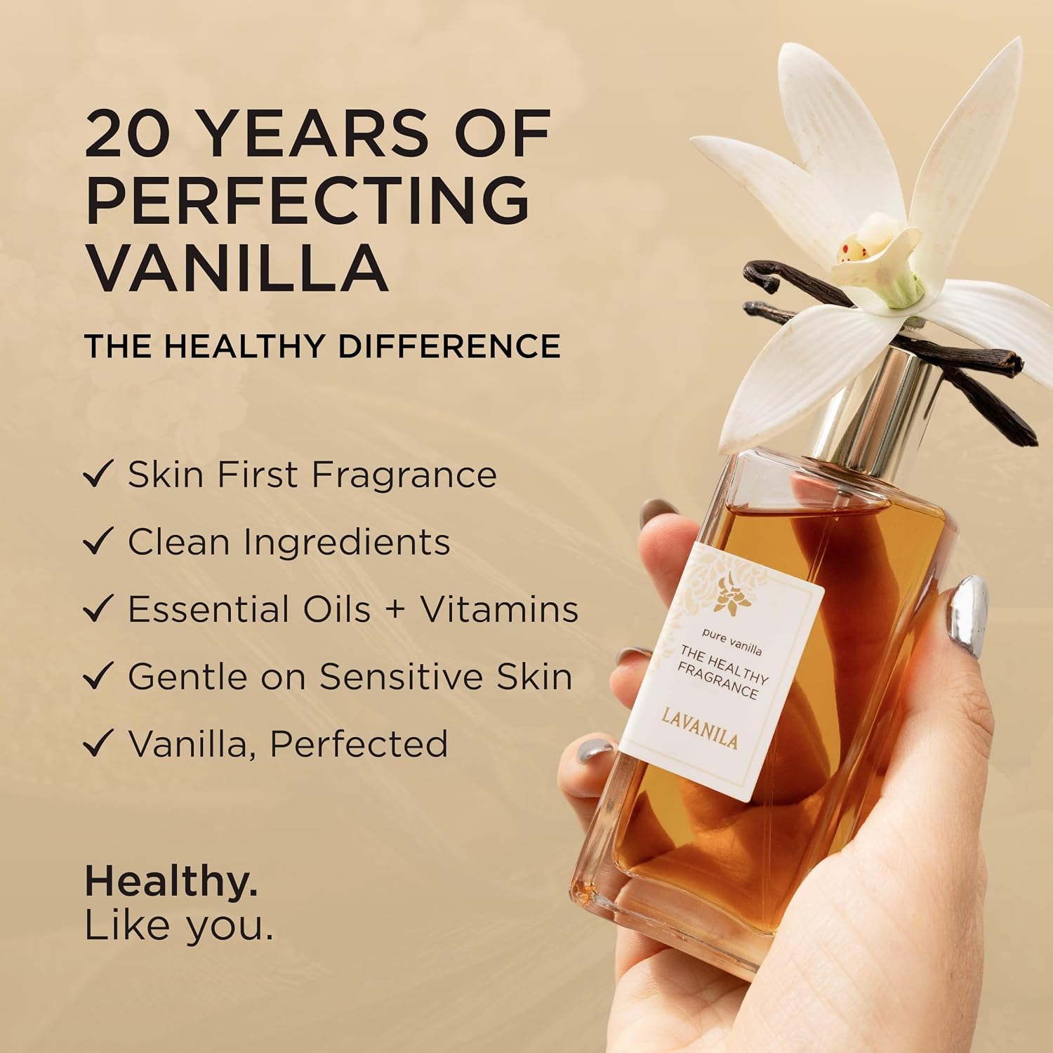 Lavanila Pure Vanilla Perfume For Women, 1.7 Fl Oz – Clean Vanilla Perfume, Long Lasting Women’S Eau De Parfum With Madagascar Vanilla – Natural Fragrance, Women’S Fragrances