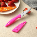Magiware Paring Knife, 8Pcs Paring Knife Set With Cover, Small Kitchen Vegetable Fruit Knives, 3.5 Inch Ultra Sharp Pp Handle
