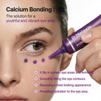Dr.Melaxin Calcium Bonding Eye Cream With Peptides & Rebornic, Firming Eye Treatment For Wrinkles & Puffy Eyes, Elastin For Dark Circles & Hydrating Care, 0.51 Fl.Oz