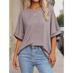 Womens Oversized T Shirts Summer Tops Spring Casual Loose Fit Workout Short Sleeve 2026 Beach Vacation
