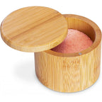 Totally Bamboo Salt Cellar With Swivel Lid, Salt Container For Countertop
