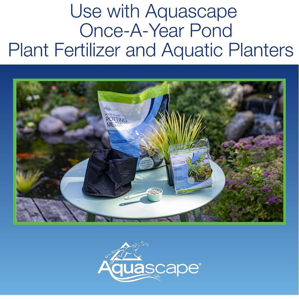 Aquascape Pond Plant Potting Media, Nutrient-Rich Aquatic Soil For Water Gardens, Supports Strong Root Growth, 215 Cubic Inches, 89002