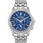 Citizen Men'S Eco-Drive Calendrier Classic Watch, 12/24 Hour Time, 3-Hand Day And Date, Chronograph, Luminous Hands