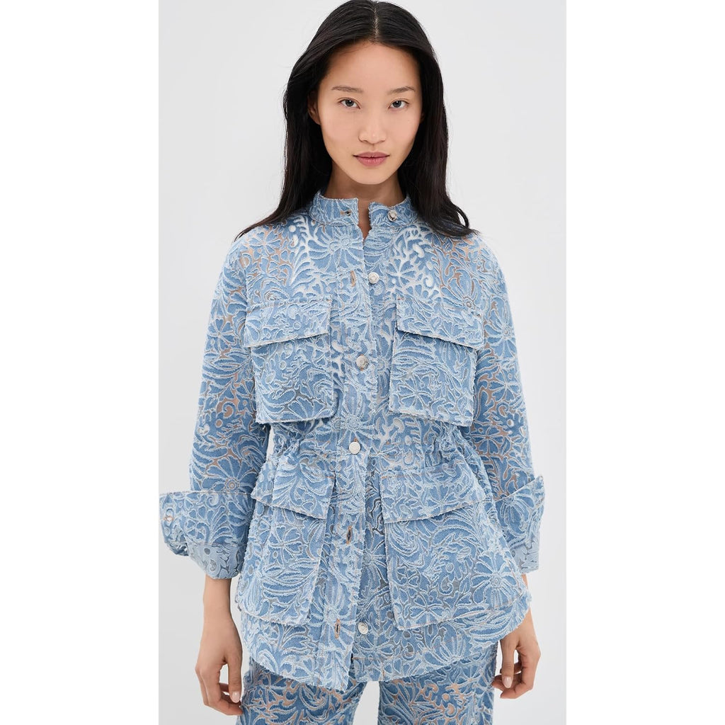 Veronica Beard Jean Women'S Burnout Floral Lane Jacket