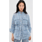 Veronica Beard Jean Women'S Burnout Floral Lane Jacket