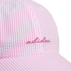 adidas Women's Saturday Hat – Relaxed Fit Strapback Baseball Cap Tropic Bloom/Pink Fusion/Seersucker