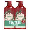 Old Spice Mens Tea Tree Shampoo, For All Hair Types, Healthier, Fuller, More Moisturized Looking Hair, 21.9 Fl Oz Each, Twin Pack