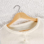 Topia Hanger Wooden Hangers 30 Pack, Natural Wood Clothes Hangers, Durable Coat Hanger With 360-Degree Rotatable Hook, Non-Slip Pants Bar And Shoulder Notches For Camisole Tops-Ct34N30