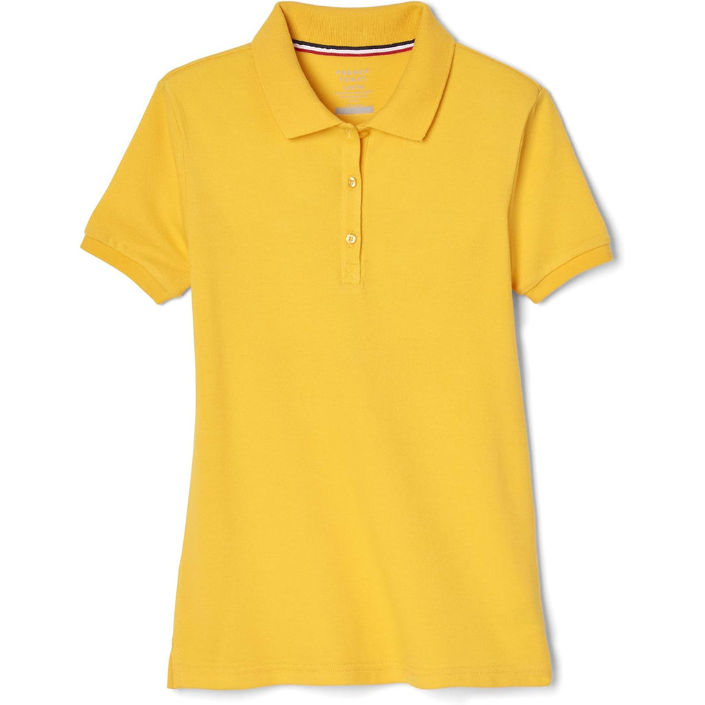 Women's Cotton Blend Stretch Pique Short Sleeve Polo Shirt