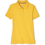 Women's Cotton Blend Stretch Pique Short Sleeve Polo Shirt