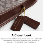 Coach Curve Zip Bag in Signature Jacquard