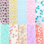 Lace Flower Nail Foil Transfer Stickers Nail Art Supplies, 10 Flowers Patterns Nail Foils Designs Western Floral Nail Art Decals for Acrylic Nails Polish Supplies DIY Fingernail Charms Decorations