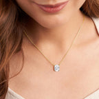 FRIENDLY DIAMONDS Lab Diamond Pendant Necklace For Women | 1 Carat - 6 Carat IGI Certified Lab Grown Diamond | Solitaire Diamond Pendant | 10K Gold - 14K Gold & Platinum FG-VS Quality Gift For Her