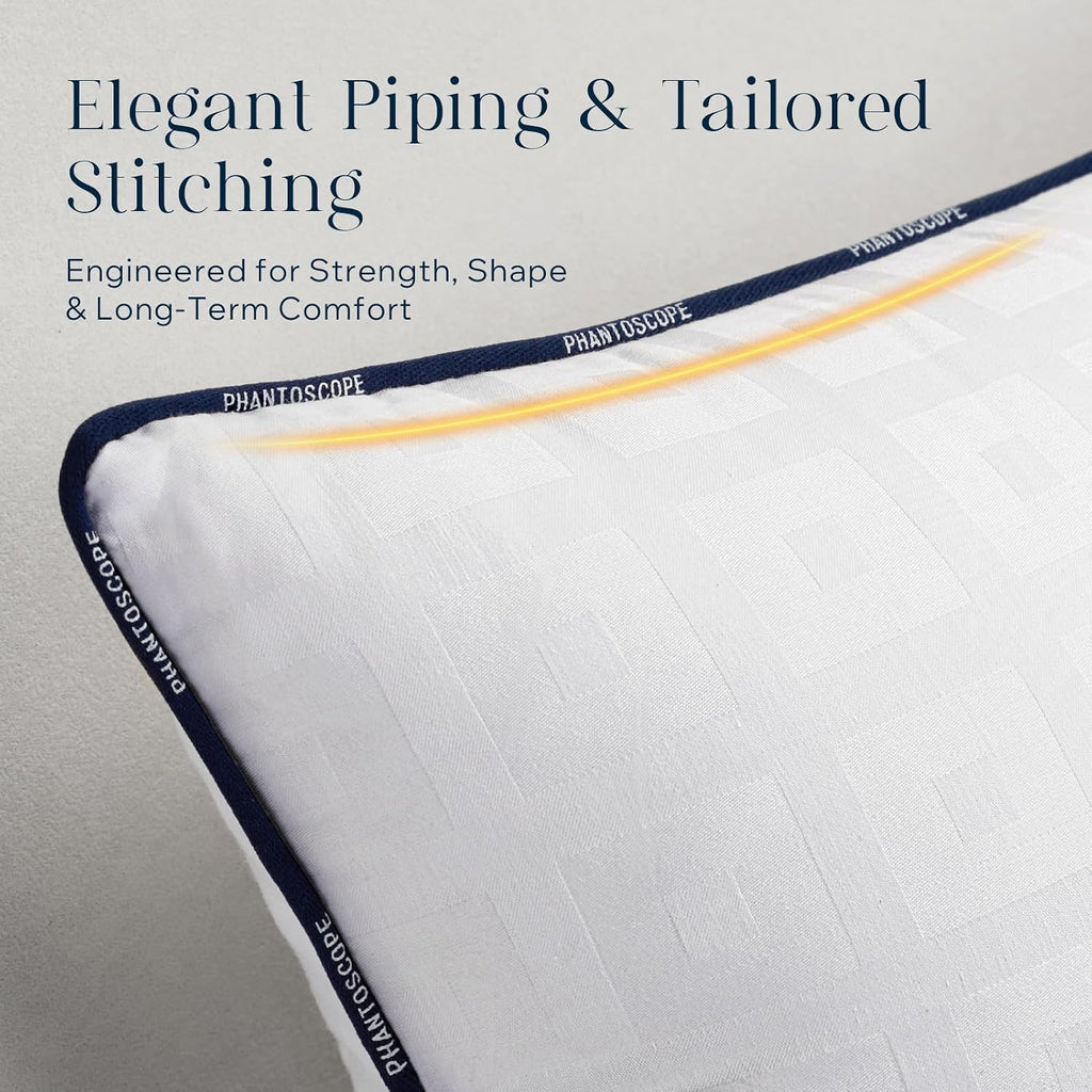Phantoscope 18X18 Pillow Insert - Throw Pillow Inserts With 100% Cotton Jacquard Cover - 18 Inch Bed And Couch Pillows Square Form Throw Pillows, Pack Of 1