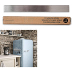 Premium Magnetic Knife Holder For Refrigerator – 16 Inch Professional Double Sided Magnetic Knife Strip For Fridge - Stainless Steel Magnetic Knife Holder For Wall Self Adhesive