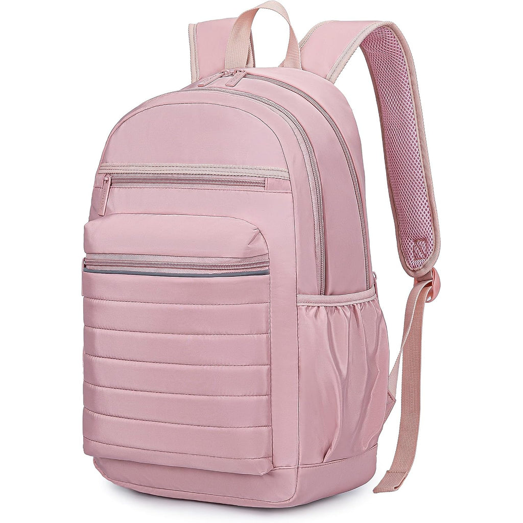 Travel Backpack For Women, Womens Work Backpacks, Backpack Purse, Back Pack For College Girls, Carry-On Travel Backpacks,Pink Bookbag (Light Pink)