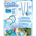 Rechargeable Water Table Pump With Huge Water Output,Water Flow Rate Up To 8L/Min (2.11 Gpm),Kids Sand Water Play Pump,Whale-Shaped Design,Suitable For Most Water Table On The Market
