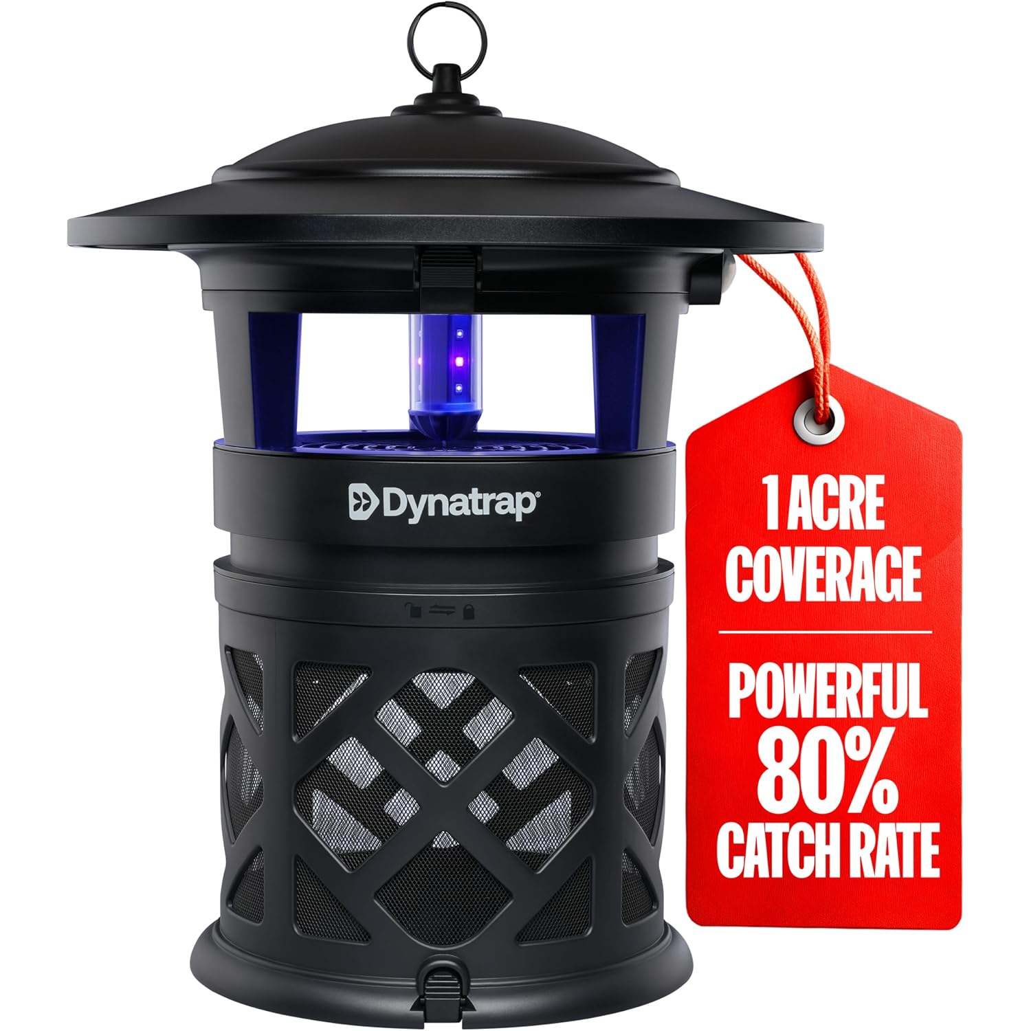 Dynatrap Dt2030Sr Fly Traps Outdoor - Mosquito & Flying Insect Killer For 1 Acre – Kills Mosquitoes, Flies, Gnats, Wasps - Bug Zapper Alternative - Black