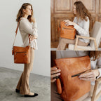 Berliner Bags Vintage Genuine Leather Shoulder Bag Siena, Handbag, Crossbody Bag For Women