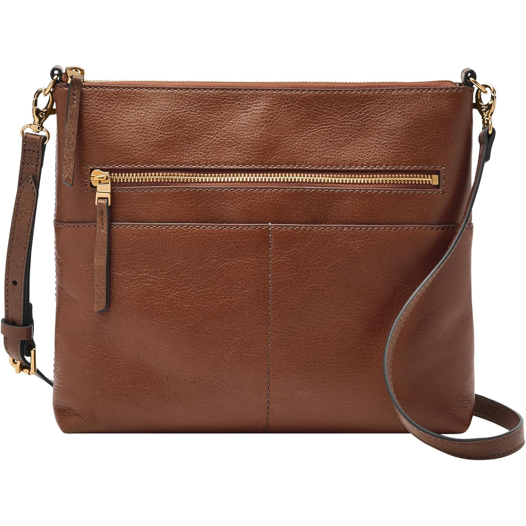 Fossil Women's Harper Leather Small Flap Crossbody Purse Handbag for Women